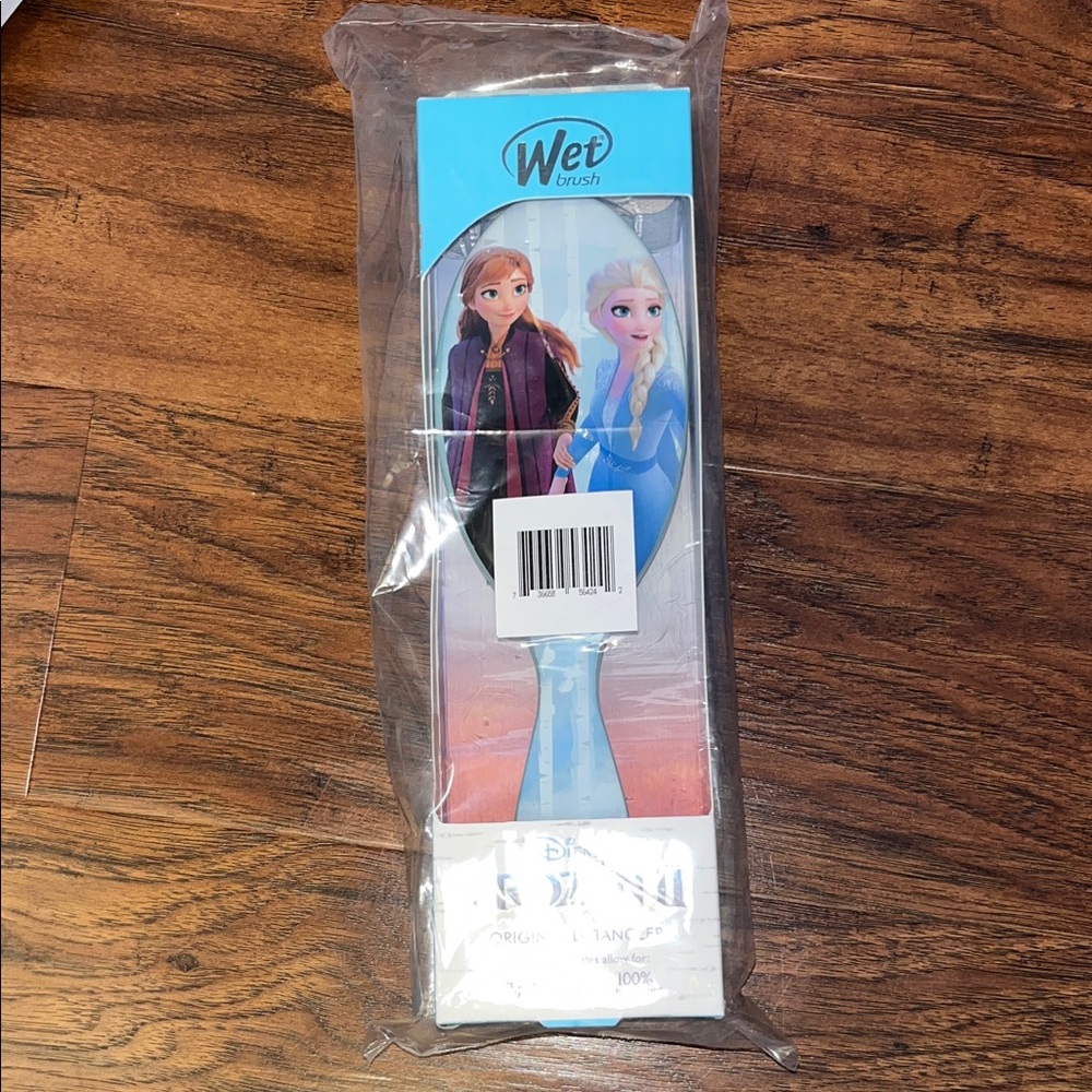 NEW Wet Brush Frozen Kids Hair Brush - Blue - Picture 1 of 5